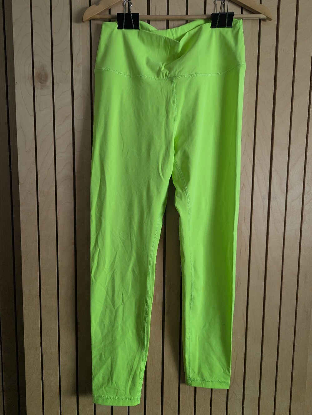 NWT Crz Yoga Neon Lime High-Waist Leggings